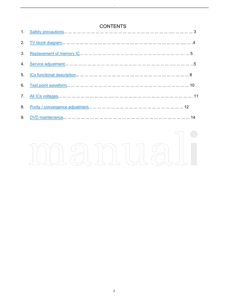 Haier 21T07 HTR20 (15 pages) TV Service Manual