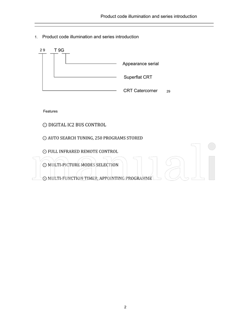 Haier 29T9G (32 pages) TV Service Manual