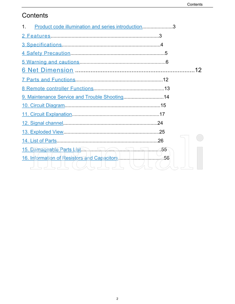 Haier 29FV6 (57 pages) TV Service Manual