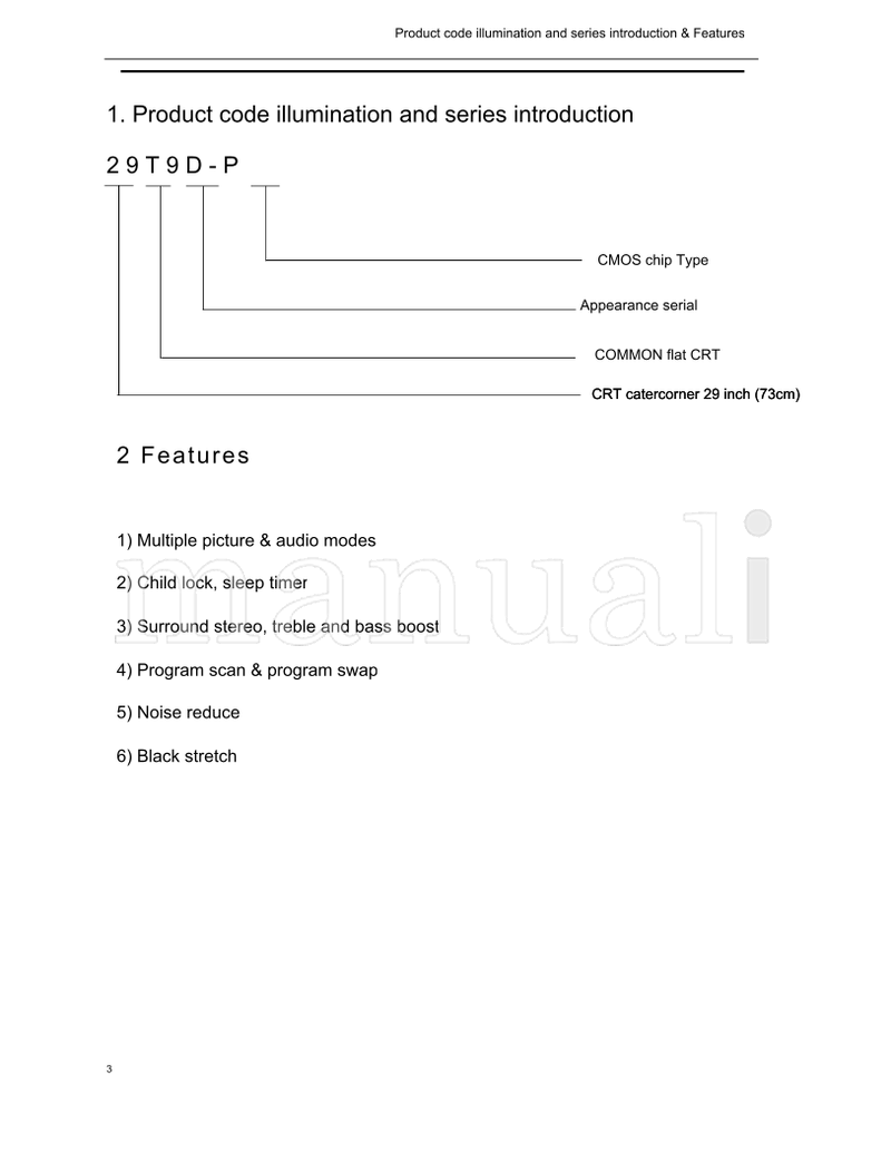 Haier 29T9D (73 pages) TV Service Manual