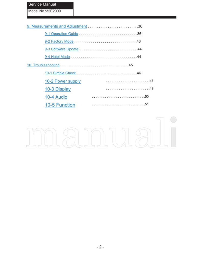 Haier 32E2000 (36 pages) Operating Manual