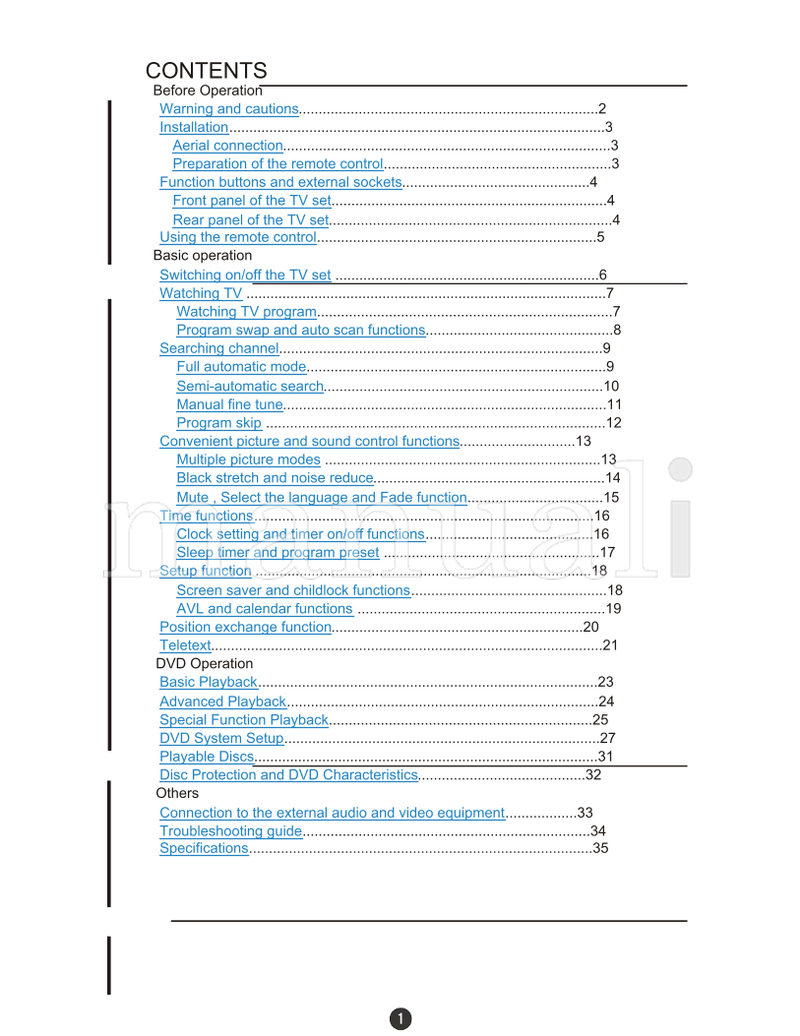 Haier DTA-2198 (37 pages) TV Operating Manual