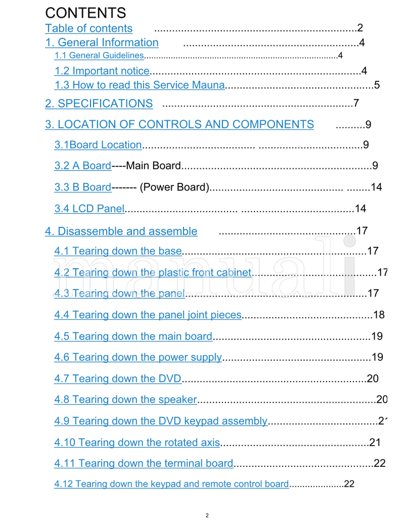 Haier DX-LDVD22-10A ZORAN775 (43 pages) TV Service Manual