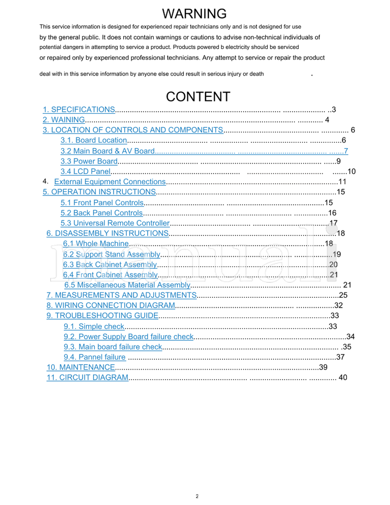 Haier DX-LTDVD19-09 (55 pages) TV Service Manual