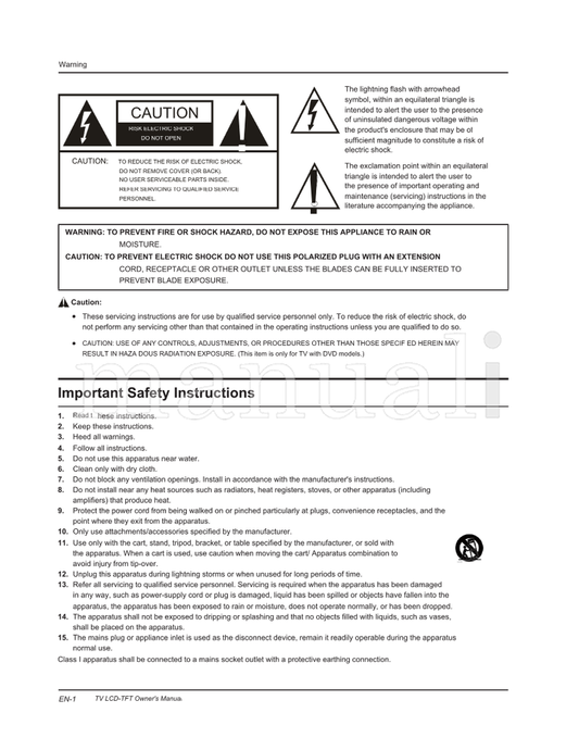 Haier HL Series (84 pages) TV Operating Manual