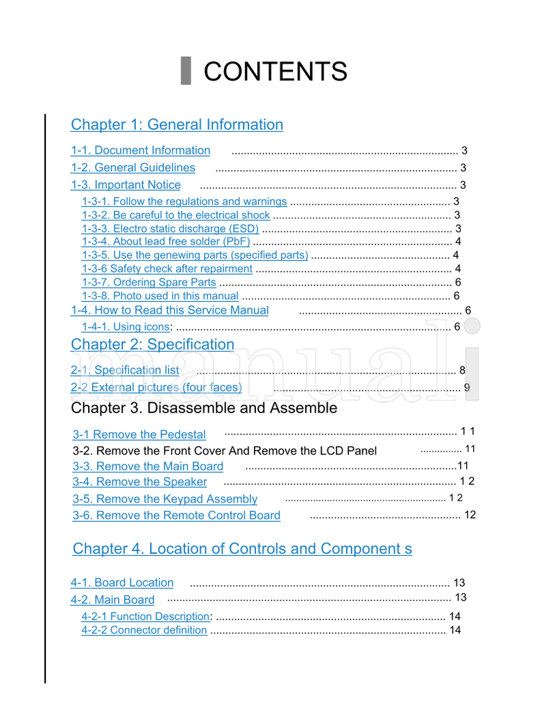 Haier HL19K2 MTK5305 (57 pages) TV Service Manual