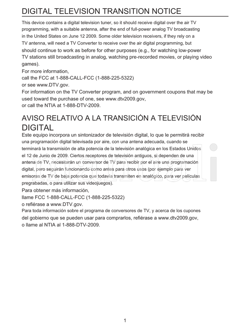Haier HL19LE2 HL22XLE2 HL24XLE2 (34 pages) TV Operating Manual
