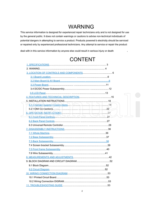 Haier HL22T (55 pages) TV Service Manual