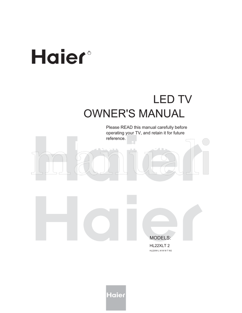 Haier HL22XLTW2a (108 pages) TV Operating Manual