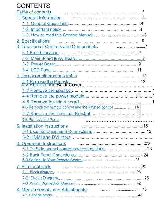 Haier HL32R1a HL32R1 MTK5380LC (55 pages) TV Service Manual