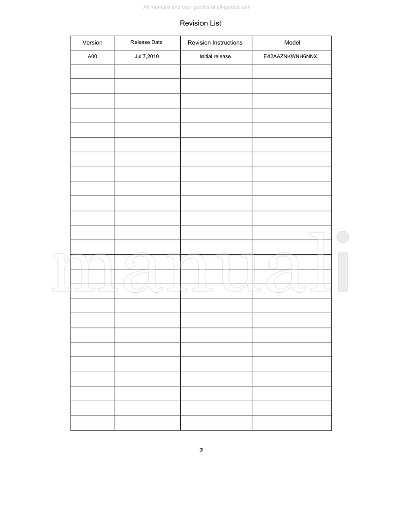 Haier HL42XP22 (42 pages) TV Service Manual