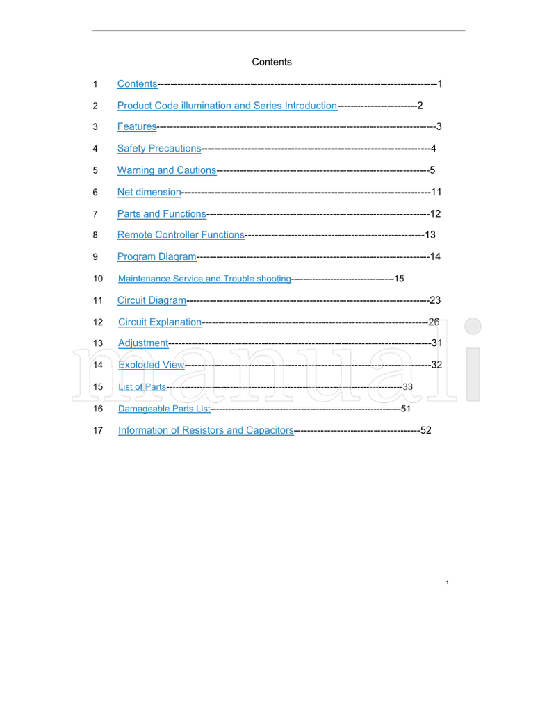 Haier HT-2180 M-EE-HT-2180-1238 (52 pages) TV Service Manual