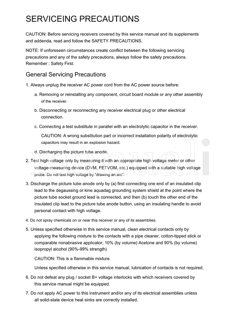 Haier HT-2599 (45 pages) TV Service Manual