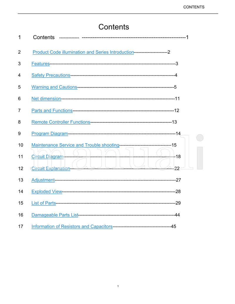 Haier M-EU-CY-HT-3718-9361 HT-3718 (47 pages) TV Service Manual