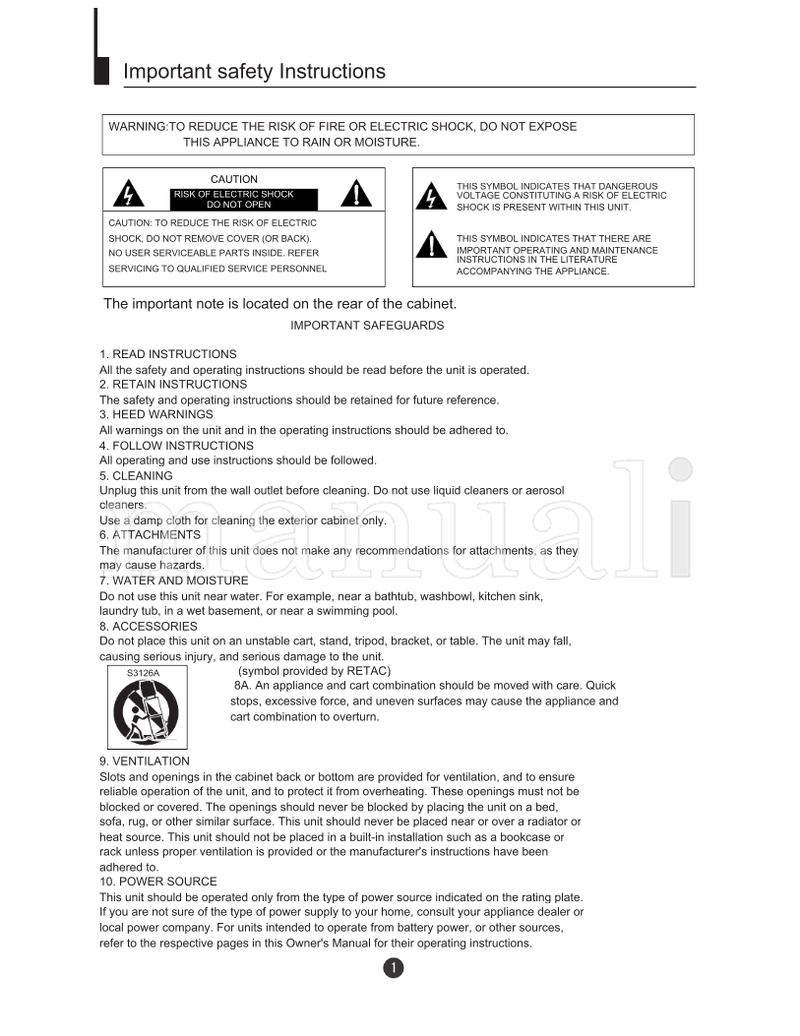 Haier HTN20R16 (24 pages) TV Operating Manual