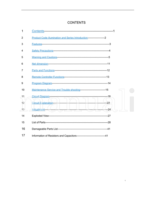 Haier HTX21S31 M-LA-EC-2199-76812 (27 pages) TV Service Manual