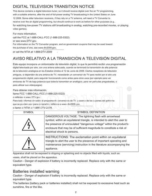 Haier L19C1120 L22C1120 L24C1180 L26C1120 (28 pages) TV Operating Manual