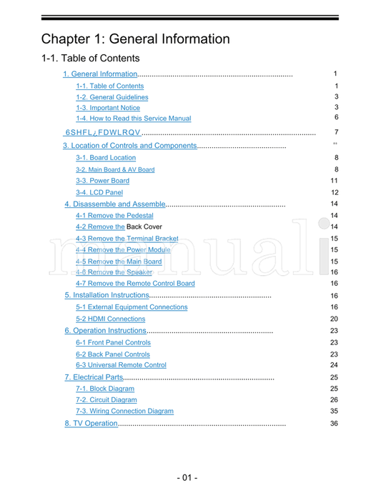 Haier L24B1180 MSD318 (57 pages) TV Service Manual