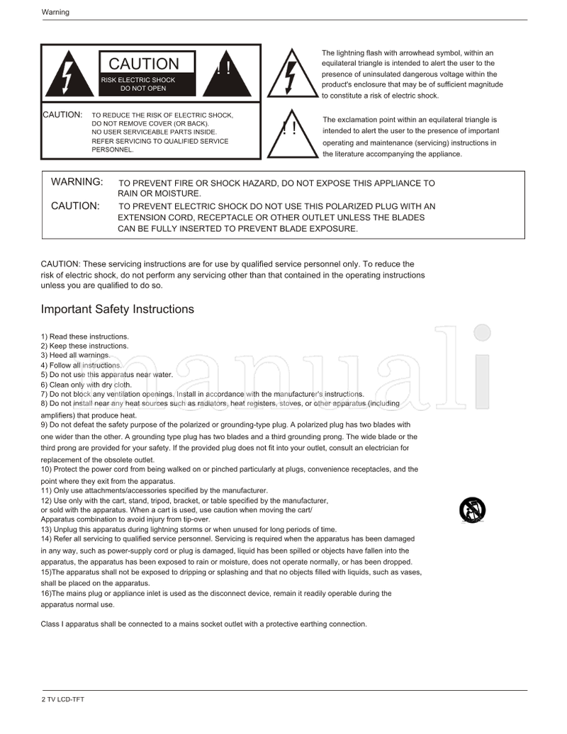 Haier L3248 (42 pages) TV Operating Manual