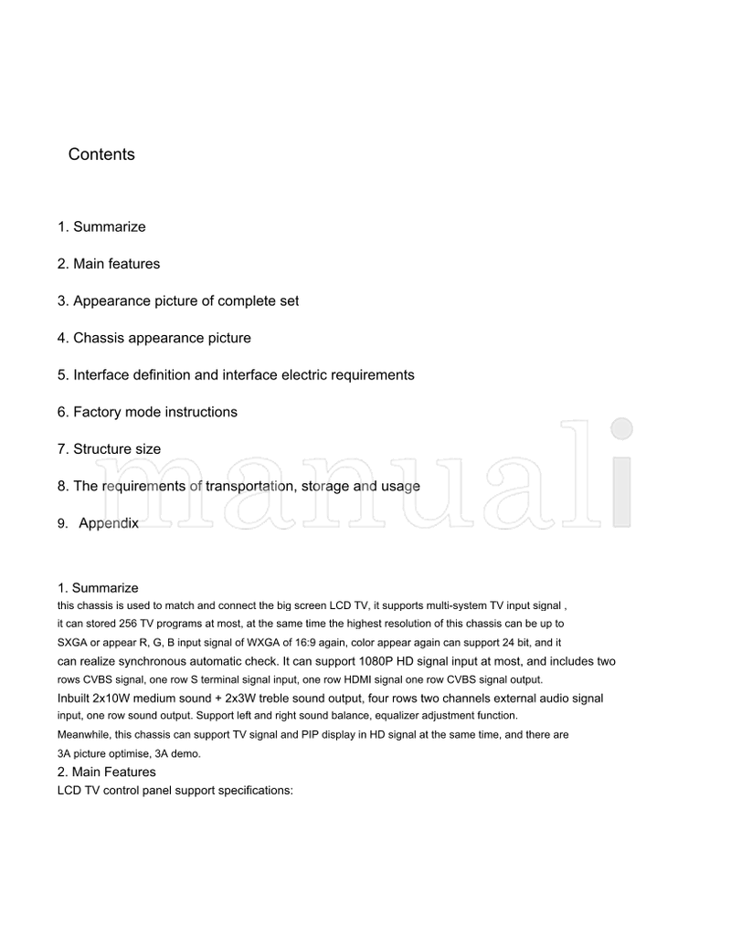 Haier L32A7A-A1 (21 pages) TV Service Manual