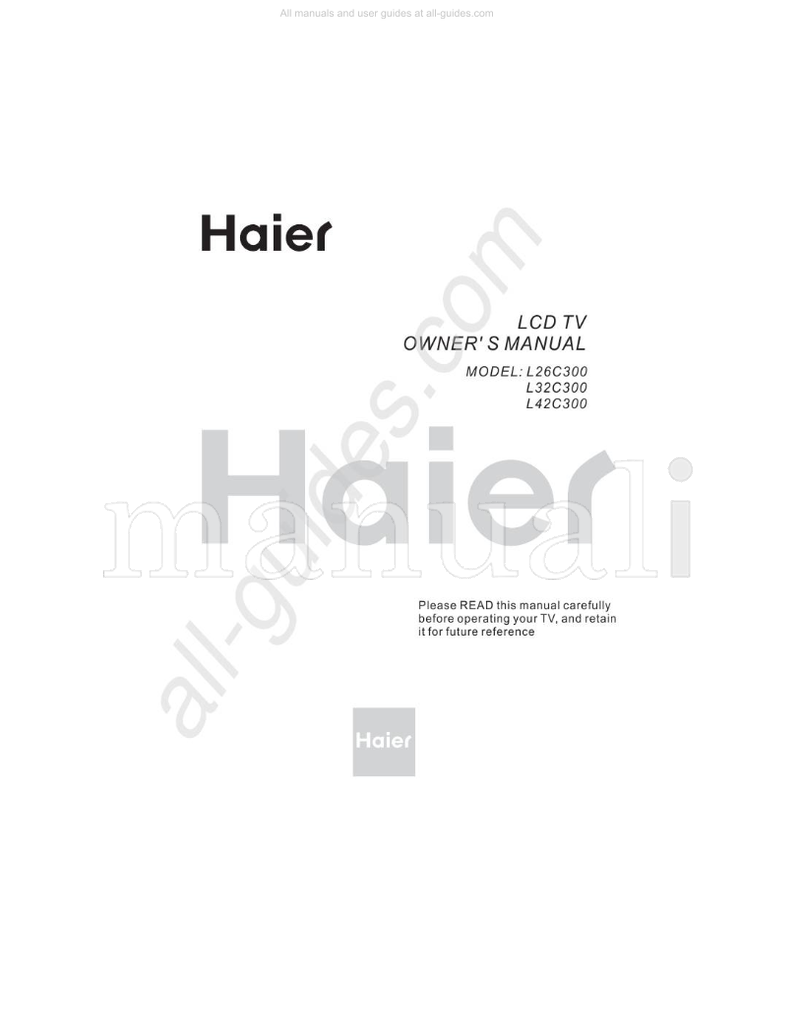 Haier L32C300 (30 pages) TV Operating Manual