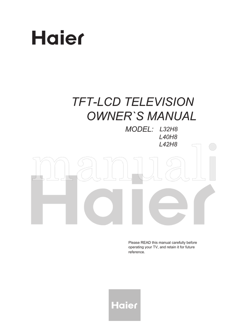 Haier L32H8 L40H8 L42H8 (35 pages) TV Operating Manual
