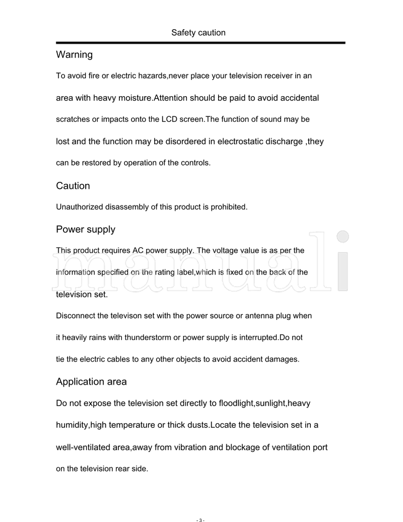 Haier L37V6-A8K (57 pages) TV Service Manual