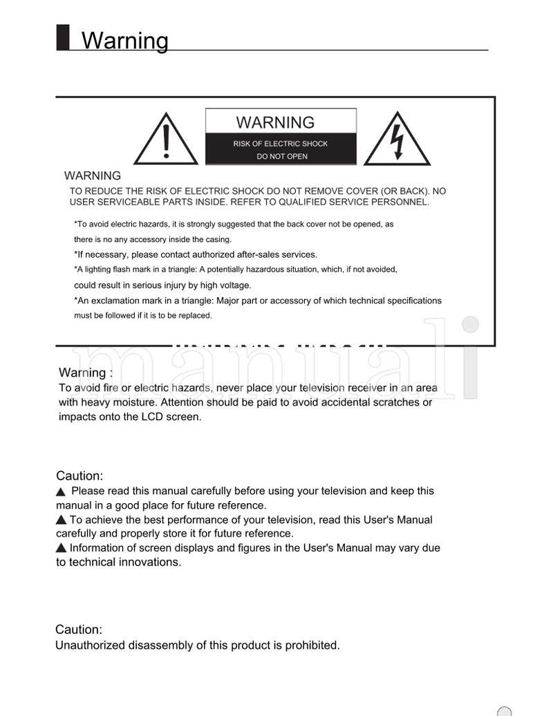 Haier L42A9-AK L46A9-AK (54 pages) TV Operating Manual