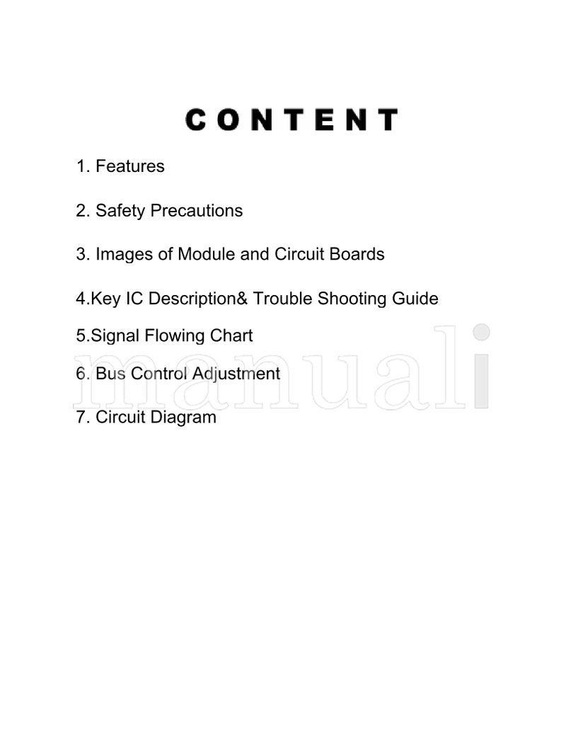 Haier L42V6-A8K (28 pages) TV Service Manual