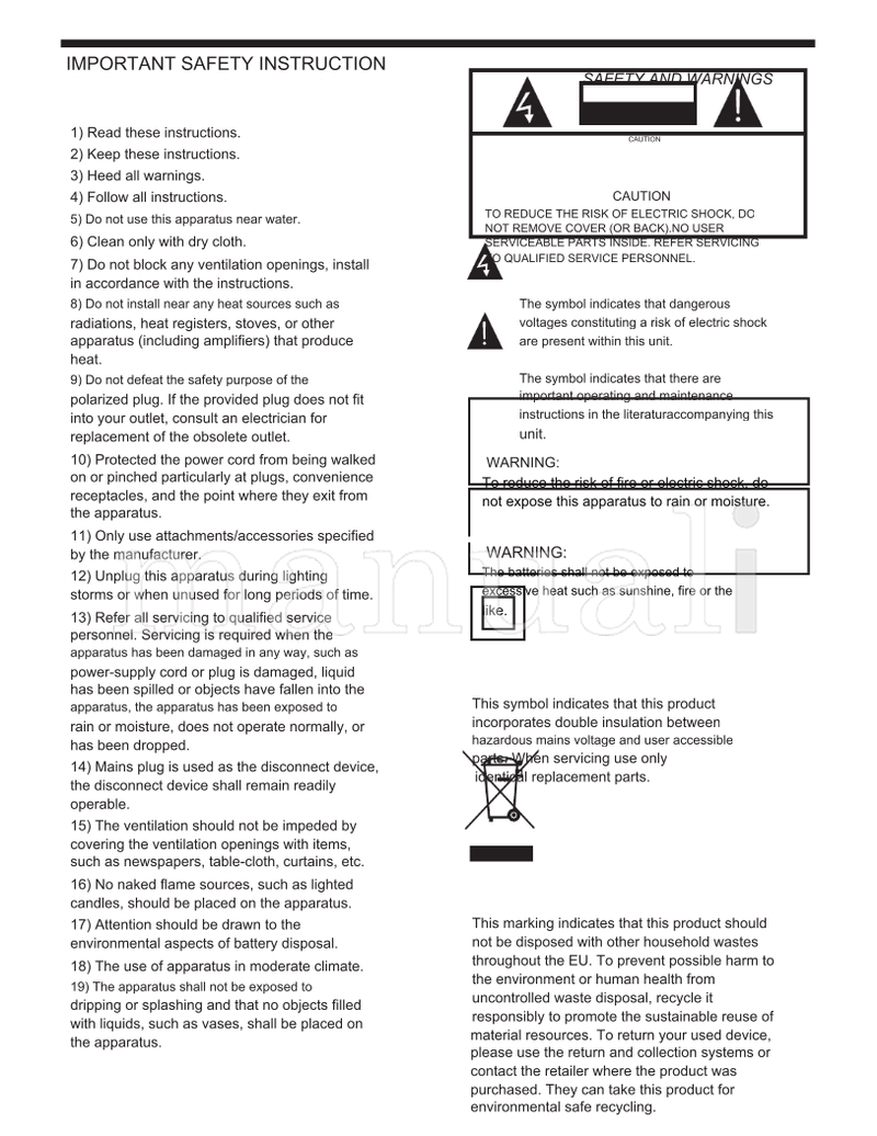 Haier LE24T1000F (15 pages) TV Operating Manual