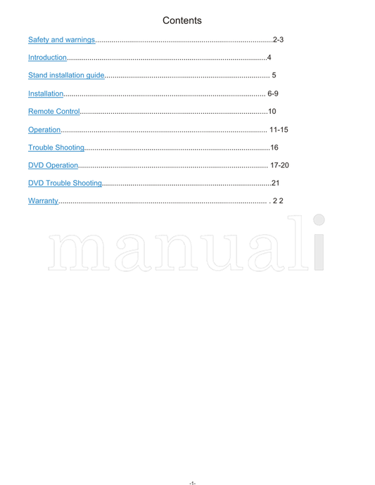 Haier LEC32B1380 LEC32B1380W (24 pages) TV Operating Manual