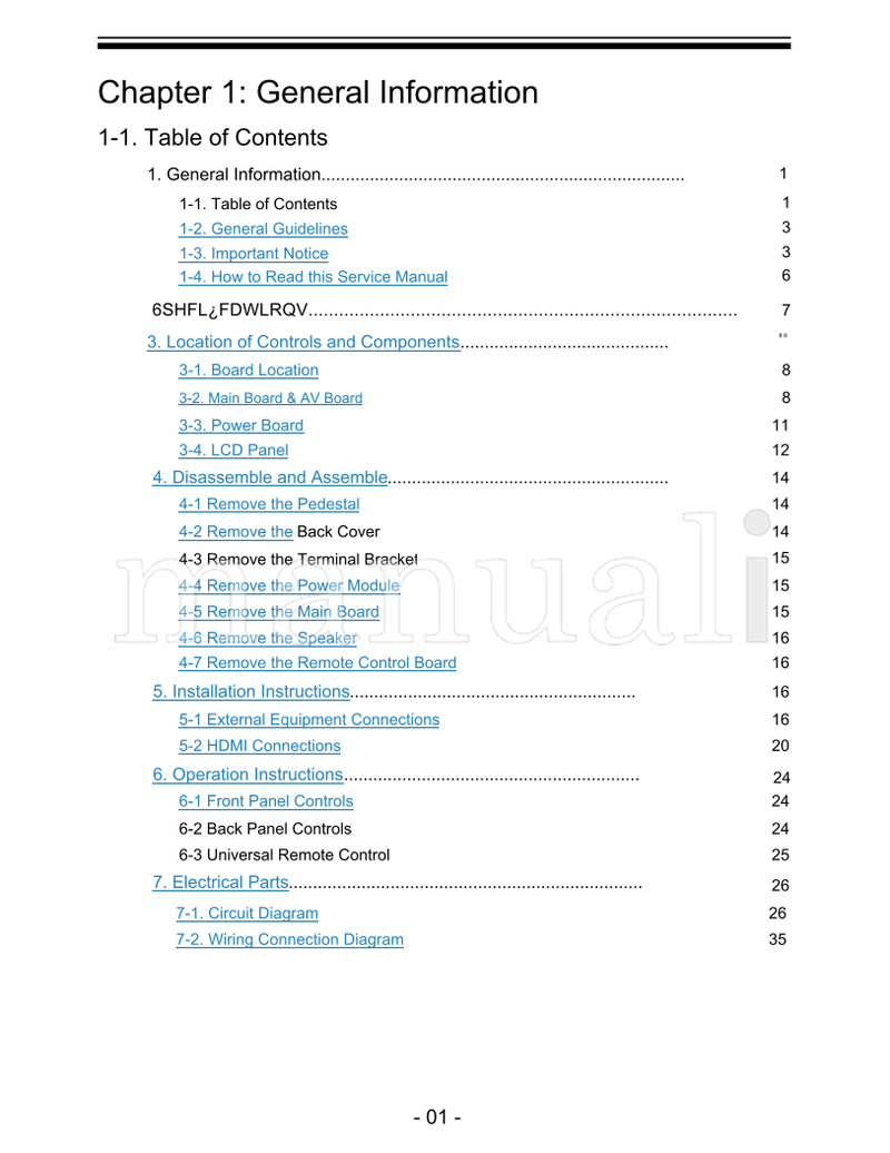 Haier LEC32B33200 MSD318 (61 pages) TV Service Manual