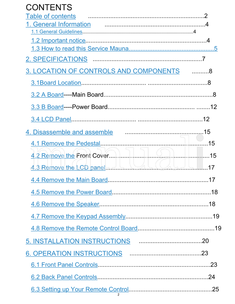 Haier NS-L19W2Q-10A ZORAN775 (57 pages) TV Service Manual