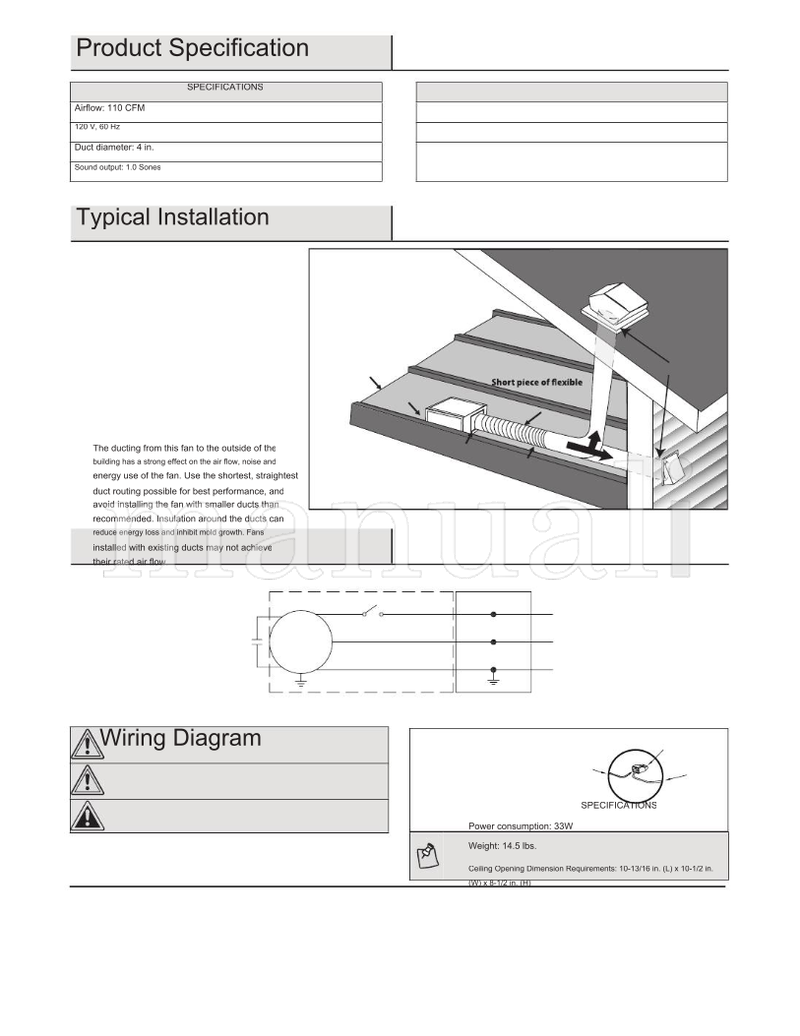 Hampton Bay 7107-03 (24 pages) Ceiling Fan Operating Manual