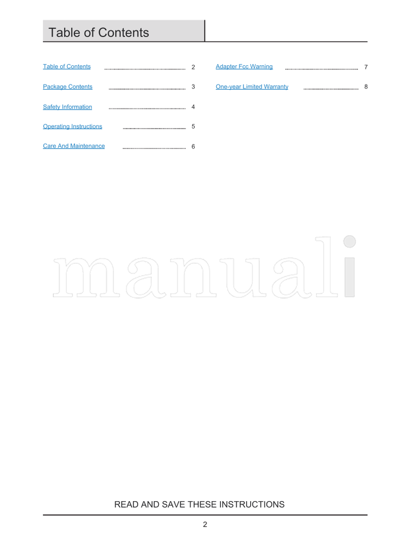 Hampton Bay DC6-1A (16 pages) Ceiling Fan Operating Manual