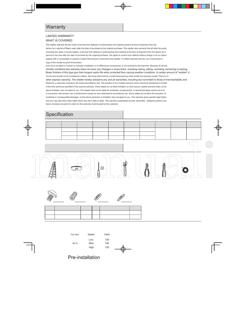 Hampton Bay RDB9144-WH BN ORB (24 pages) Ceiling Fan Operating Manual