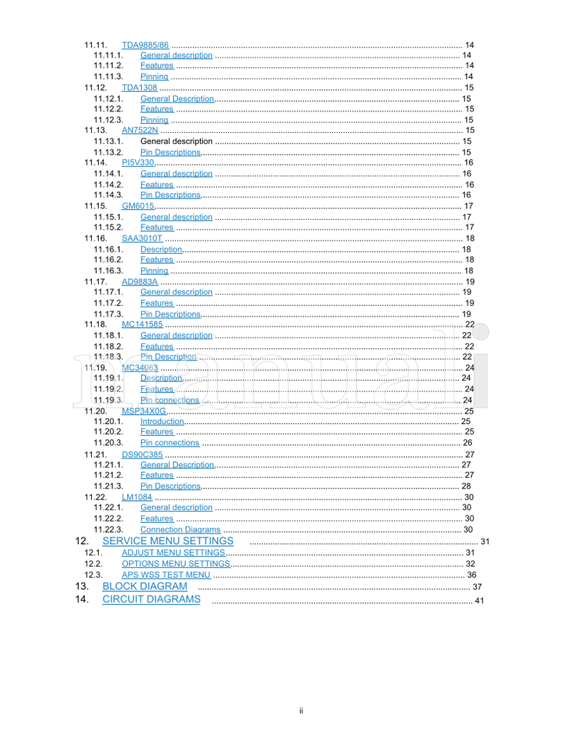Hitachi 22LD4500UK (59 pages) TV Service Manual