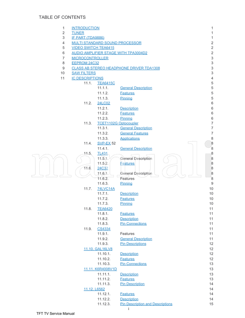 Hitachi 32LD8700C 32LD8700U 32LD8700TU 32LD8600 32LD8A10 32LD8A10A (64 pages) TV Service Manual
