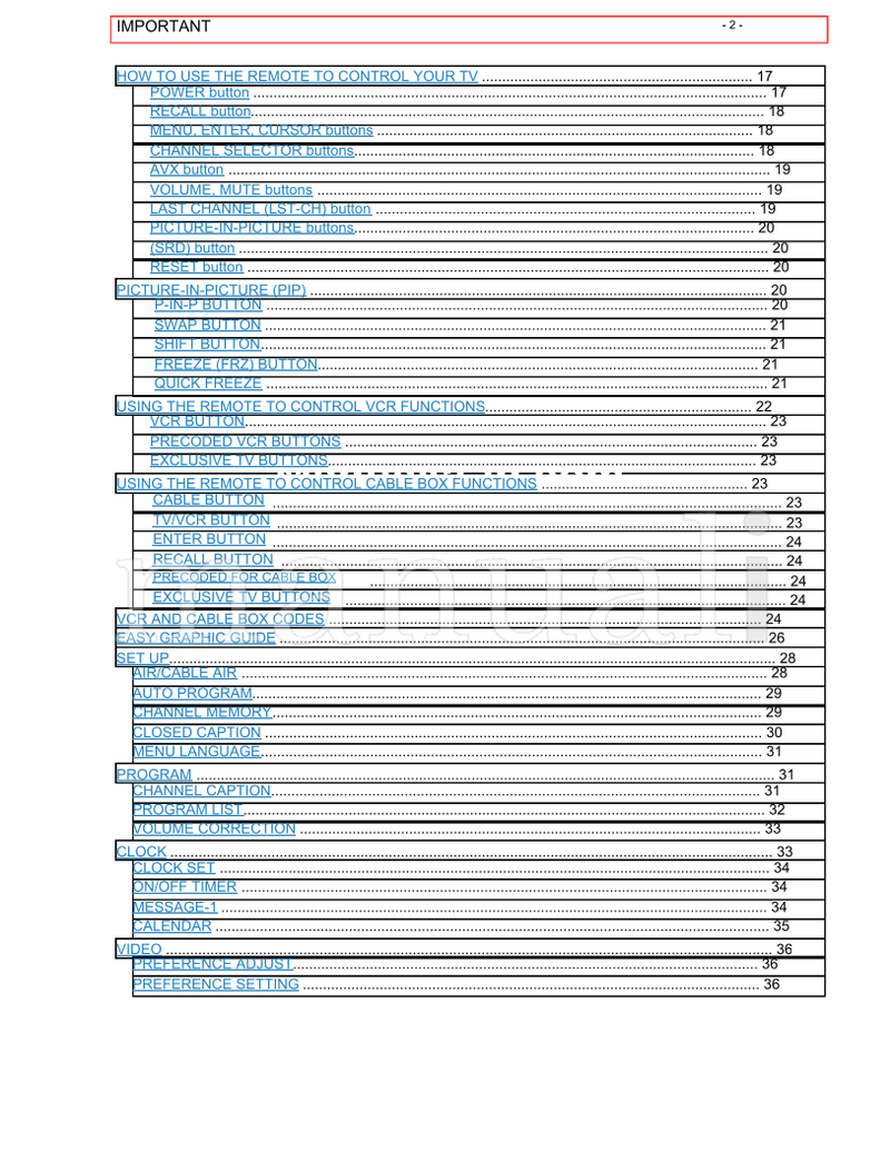 Hitachi 50EX14BV 55EX15K (44 pages) TV Operating Manual