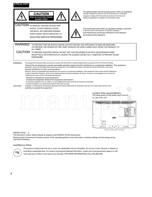 Hitachi Alpha L40A105 (27 pages) TV Operating Manual
