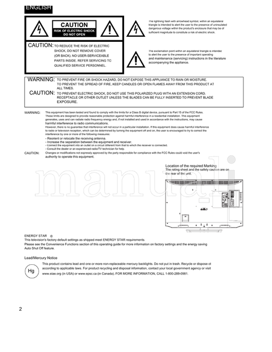 Hitachi Alpha Series L40A105A (29 pages) TV Operating Manual