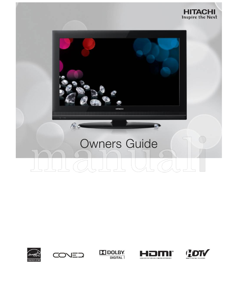 Hitachi Alpha Series (52 pages) TV Operating Manual