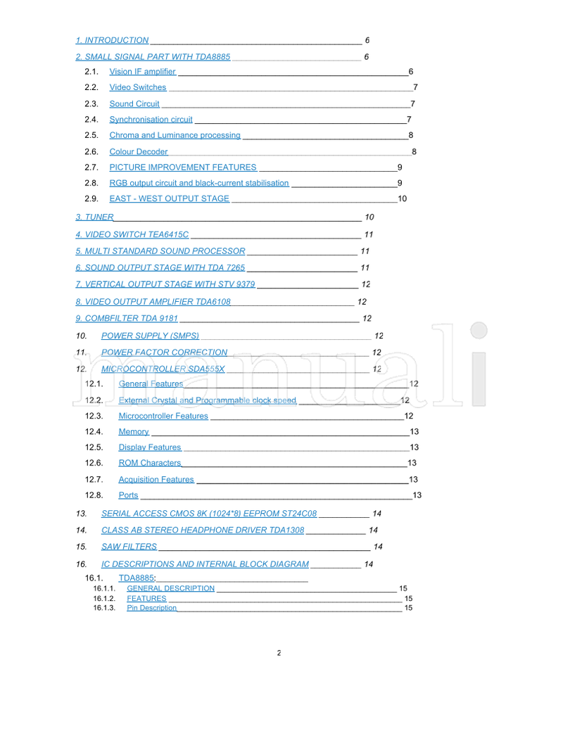 Hitachi C28W440N CL28W440AN C28WF540N C32WF540N (63 pages) TV Service Manual