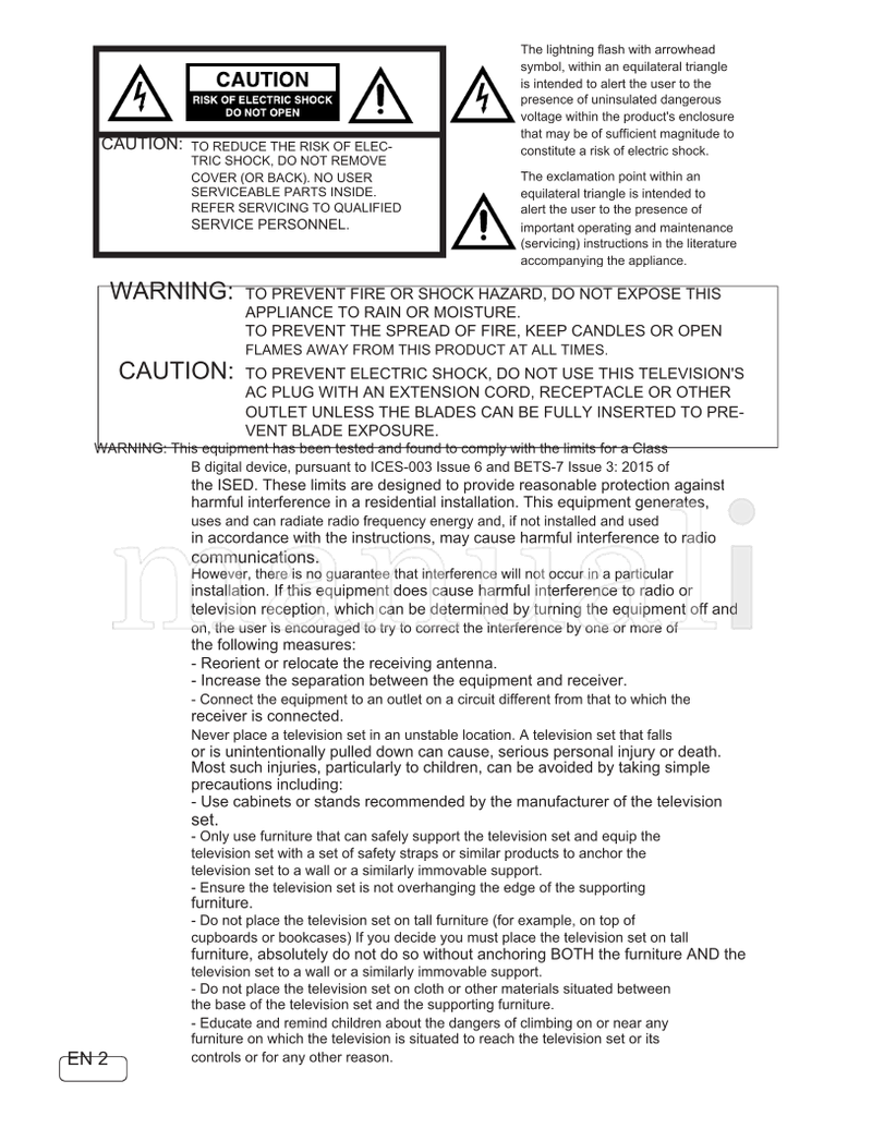Hitachi C40L3 C32L2 OGL305132019 (65 pages) TV Operating Manual