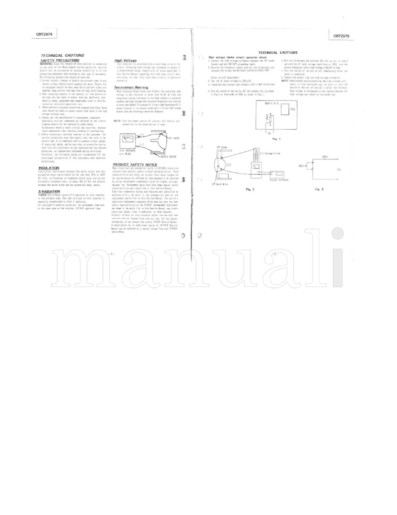Hitachi P2015 (24 pages) TV Service Manual