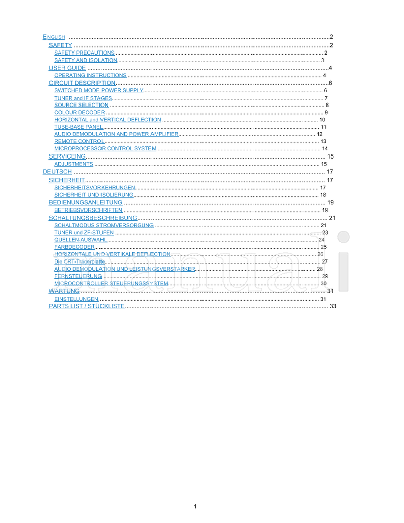 Hitachi CP2155TA (58 pages) TV Service Manual
