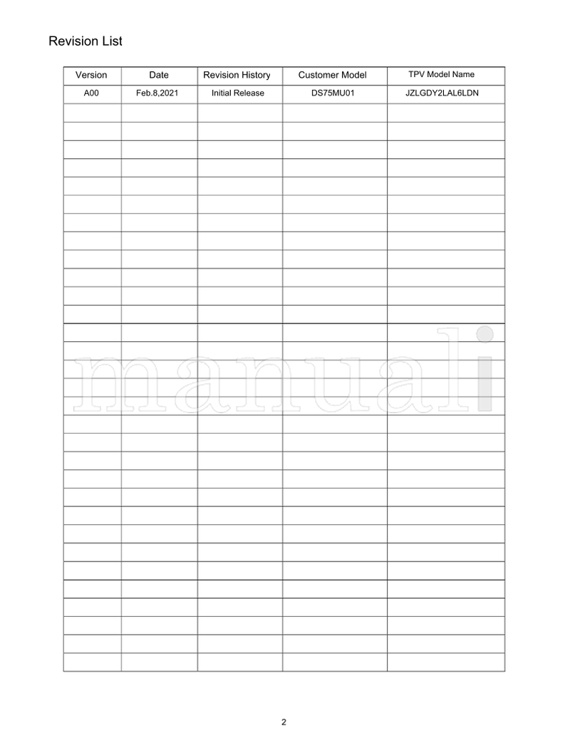 Hitachi DS75MU01 (120 pages) TV Service Manual