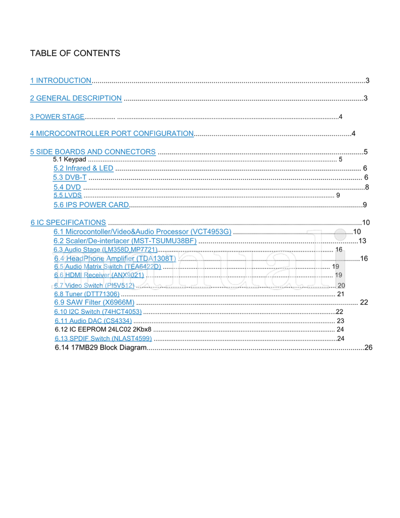 Hitachi L22DP03C L22DP03U (38 pages) TV Service Manual
