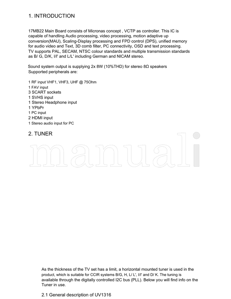 Hitachi L26A01 L32A01 L32A01A L32A01B (68 pages) TV Service Manual
