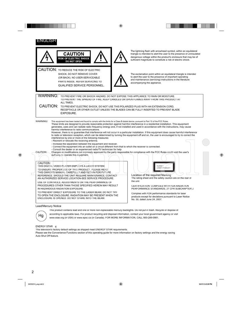 Hitachi L26D204 (39 pages) TV Operating Manual